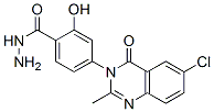 4-[(3,4-Dihydro-6-chloro-2-methyl-4-oxoquinazolin)-3-yl]-2-hydroxybenzohydrazide