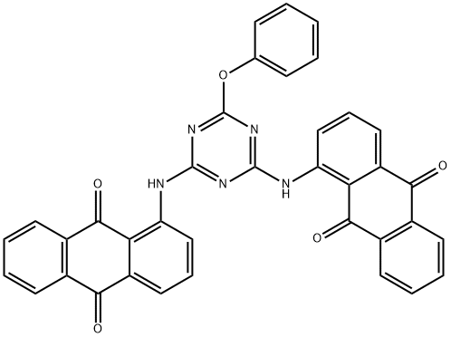 1,1'-[(6-PHENOXY-1,3,5-TRIAZINE-2,4-DIYL)DIIMINO]BISANTHRAQUINONE