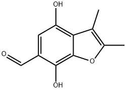 4,7-Dihydroxy-2,3-dimethyl-6-benzofurancarbaldehyde