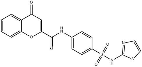 4-oxo-N-[4-(1,3-thiazol-2-ylsulfamoyl)phenyl]chromene-2-carboxamide