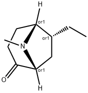 8-Azabicyclo[3.2.1]octan-2-one,6-ethyl-8-methyl-,(1R,5R,6R)-rel-(9CI)