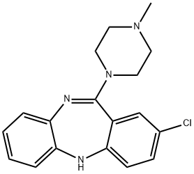 2-chloro-11-(4-methyl-1-piperazinyl)-5H-dibenzo(b,e)(1,4)diazepine