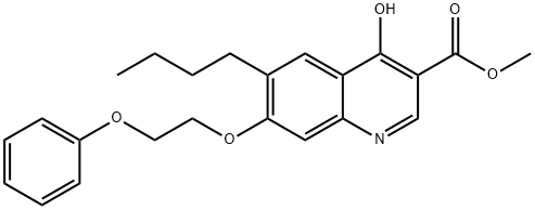 6-butyl-4-hydroxy-3-methoxycarbonyl-7-beta-phenoxyethoxyquinoline