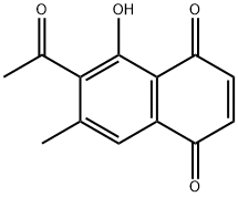 6-Acetyl-5-hydroxy-7-methyl-1,4-naphthoquinone