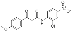 alpha-(4-甲氧基苯甲酰基)-2-氯-4-硝基乙酰苯胺