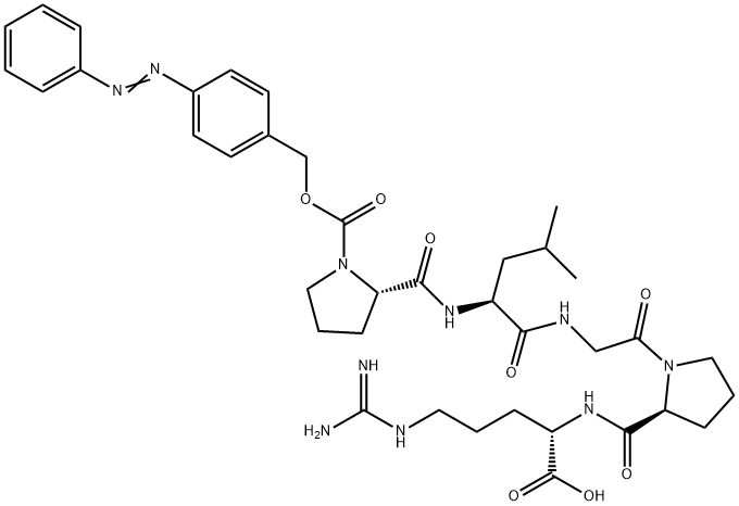 phenylazobenzyloxycarbonyl-prolyl-leucyl-glycyl-prolyl-arginine