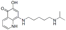 6-hydroxy-8-[5-(propan-2-ylamino)pentylamino]-1H-quinolin-5-one