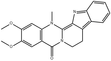 8,14-Dihydro-2,3-dimethoxy-14-methylindolo[2',3':3,4]pyrido[2,1-b]quinazolin-5(7H)-one