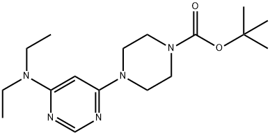 4-(6-二乙基氨基-嘧啶-4-基)-哌嗪-1-羧酸叔丁酯