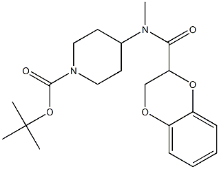 4-[(2,3-二氢-苯并[1,4]二氧杂环己烯-2-羰基)-甲基-氨基]-哌啶-1-羧酸叔丁基酯