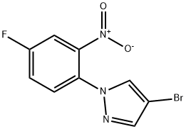 4-溴-1-(4-氟-2-硝基苯基)-1H-吡唑