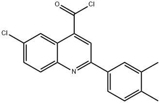 6-氯-2-(3,4-二甲基苯基)喹啉-4-甲酰氯