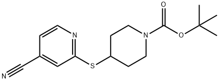 4-(4-氰基吡啶-2-基硫烷基)-哌啶-1-羧酸叔丁基酯