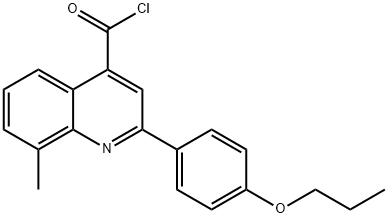 8-甲基-2-(4-丙氧芬基)喹啉-4-甲酰氯