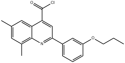 6,8-二甲基-2-(3-丙氧芬基)喹啉-4-甲酰氯