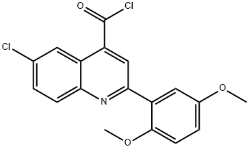 6-氯-2-(2,5-二甲氧苯基)喹啉-4-甲酰氯