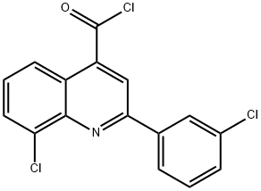 8-氯-2-(3-氯苯基)喹啉-4-甲酰氯