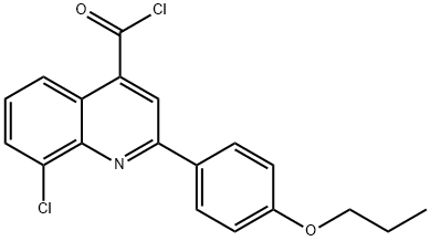 8-氯-2-(4-丙氧芬基)喹啉-4-甲酰氯