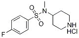 4-氟-N-甲基-N-哌啶-4-基-苯磺酰胺盐酸盐