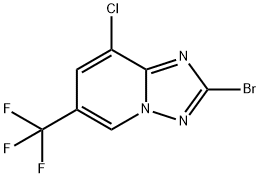 2-BroMo-8-chloro-6-trifluoroMethyl-[1,2,4]triazolo[1,5-a]pyridine