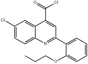 6-氯-2-(2-丙氧芬基)喹啉-4-甲酰氯