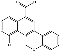 8-氯-2-(2-甲氧苯基)喹啉-4-甲酰氯