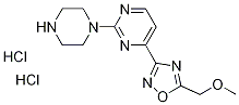 4-[5-(甲氧基甲基)-1,2,4-恶二唑-3-基]-2-哌嗪-1-基嘧啶二盐酸盐