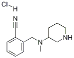 2-[(甲基-哌啶-3-基氨基)-甲基]-苯甲腈盐酸盐