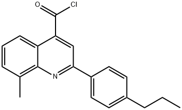 8-甲基-2-(4-丙基苯基)喹啉-4-甲酰氯