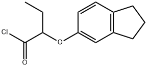 2-(2,3-二氢-1H-茚-5-氧基)丁酰氯化物