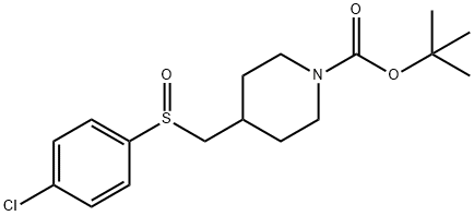 4-(4-氯-苯亚磺酰基甲基)-哌啶-1-羧酸叔丁基酯