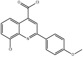 8-氯-2-(4-甲氧苯基)喹啉-4-甲酰氯