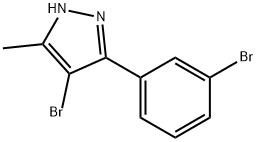 4-broMo-3-(3-broMophenyl)-5-Methyl-1H-pyrazole