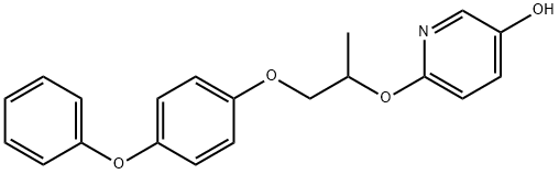 6-[1-Methyl-2-(4-phenoxyphenoxy)ethoxy]-3-pyridinol