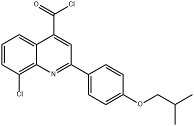 8-氯-2-(4-异丁氧基苯基)喹啉-4-甲酰氯