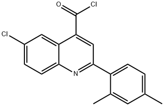 6-氯-2-(2,4-二甲基苯基)喹啉-4-甲酰氯