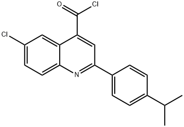 6-氯-2-(4-异丙苯基)喹啉-4-甲酰氯