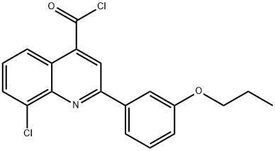 8-氯-2-(3-丙氧芬基)喹啉-4-甲酰氯
