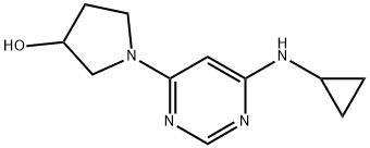 1-(6-环丙基氨基-嘧啶-4-基)-吡咯烷-3-醇