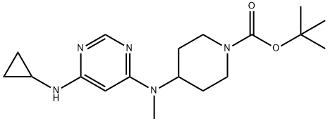 4-[(6-环丙基氨基-嘧啶-4-基)-甲基-氨基]-哌啶-1-羧酸叔丁基酯