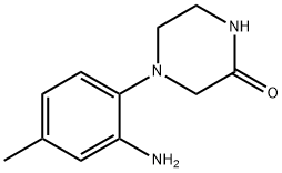 4-(2-Amino-4-methylphenyl)-2-piperazinone