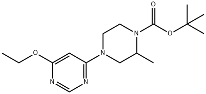 4-(6-乙氧基-嘧啶-4-基)-2-甲基-哌嗪-1-羧酸叔丁酯