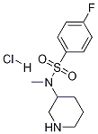 4-氟-N-甲基-N-哌啶-3-基-苯磺酰胺盐酸盐