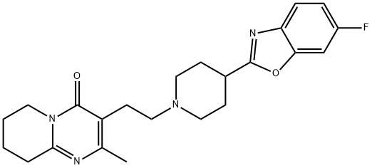 3-[2-[4-(6-氟-2-苯并恶唑基)-1-哌啶基]乙基]-6,7,8,9-四氢-2-甲基-4H-吡啶并[1,2-A]嘧啶-4-酮