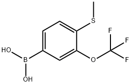 4-(甲基硫烷基)-3-(三氟甲氧基)苯基硼酸