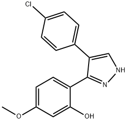 2-[4-(4-chlorophenyl)-1H-pyrazol-3-yl]-5-methoxyphenol