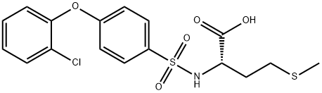 N-[4-(2-氯苯氧基)苯基磺酰基]-S-甲基-DL-同型半胱氨酸