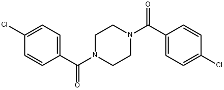 Piperazine-1,4-diylbis((4-chlorophenyl)methanone)