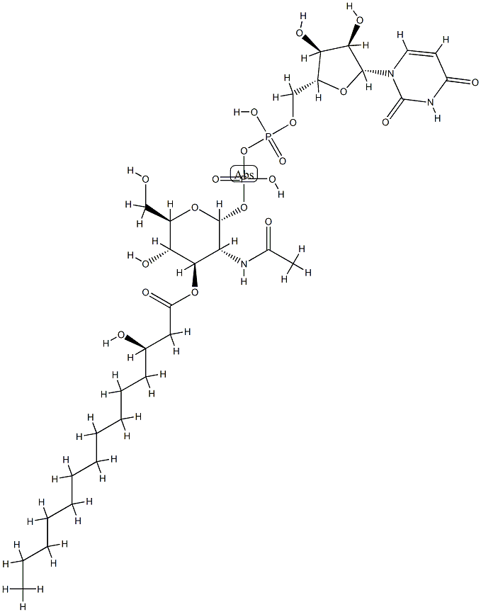 UDP-3-O-(3-hydroxymyristoyl)-N-acetylglucosamine