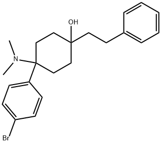 4-(4-溴苯基)-4-二甲氧基氨基-1-苯乙基环己醇